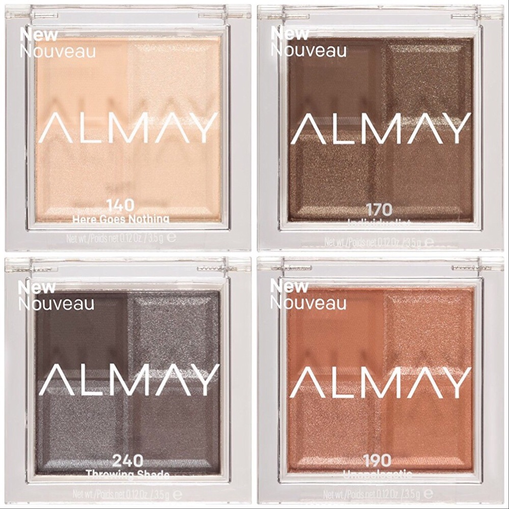 Almay Shadow Squad Eyeshadow Lot Of Four